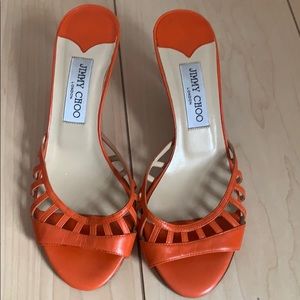 🧡Jimmy Choo Orange Sandal 🧡